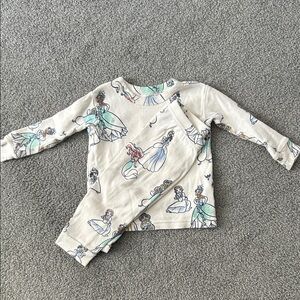 GAP Cream Kids Pajama Set with Pastel Character Prints